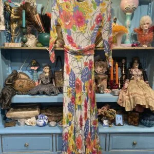 Robe d’été 1930 en crêpe